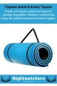 Premium Su Geçirmez Konforlu Taşıma Askılı Çift Taraflı Zemin Çadır Uyku Kamp Matı Yer Minderi 16mm - 2