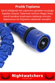 Premium Seri Dolaşmaz Kırılmaz 7 Kademeli Uzayan Bahçe Sulama Araç Yıkama Tabancalı 15 Metre Hortum - 4