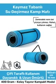 Premium Su Geçirmez Konforlu Taşıma Askılı Çift Taraflı Zemin Çadır Uyku Kamp Matı Yer Minderi 16mm - 1
