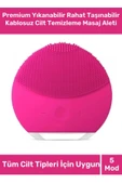 Lüks 5 Farklı Mod Tüm Cilt Tiplerine Uygun Yıkanabilir Şarjlı Kablosuz Cilt Temizleme Masaj Aleti - 1