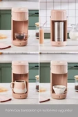 Mono Personal Filtre Kahve Makinesi ve İnox Kişisel Termos Hediyeli Beige - 5
