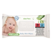 Baby Turco Islak Havlu Mendil Soft Care Aloe Vera 90 Yaprak (3 Lü Pk) 270 Yaprak Plastik Kapaklı - 5