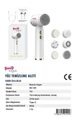 Beauty Vogue 6 in / 1 - 3 Aşamalı Led Şarjlı Ekranlı Peeling Masaj Cilt Bakım Cihazı Aleti - 5