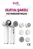 Beauty Vogue 6 in / 1 - 3 Aşamalı Led Şarjlı Ekranlı Peeling Masaj Cilt Bakım Cihazı Aleti - 1