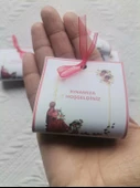 25 Adet Özel Tasarım Hazır Paketlenmiş Kınamıza Hoşgeldiniz Yazılı Hediyelik Dağıtmalık Kına thumbnail 7