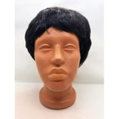 Periboia Siyah Renk Kısa Kesim İçi Astarlı Erkek Peruğu - 3