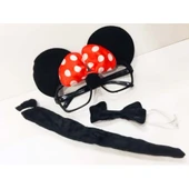 Periboia Minnie Mouse Kostüm Seti - 1