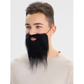 Periboia Siyah Renk Takma Sakal - 2