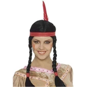 Periboia Tüylü Örgülü Kızılderili Parti Peruğu - 2