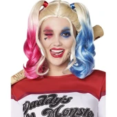 Periboia Suicide Squad Harley Quinn Kostüm Peruk - 1