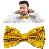 Periboia Altın Payetli Pullu Papyon - 3