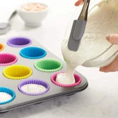 Periboia 12'li Silikon Muffin Kalıbı - 4