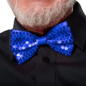 Periboia Mavi Payetli Pullu Papyon - 1