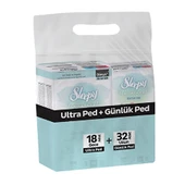 Sleepy Bio Natural Ultra Ped 18 + Günlük Ped 32 Adet - 1