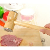 Periboia Ahşap Saplı Et Dövme Çekici - 3