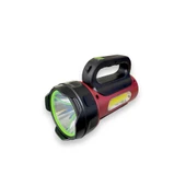 PS-T93 30w Uzun Menzilli Solar Panelli Powerbank+usb Çıkış S.o.s Lu Ultra Güçlü Ledli Şarjlı Feneri - 1