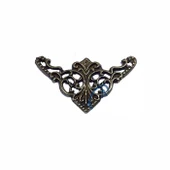 Dekoratif Köşe Süsü, Köşelik - Küçük, 19x34mm, Antik, 1 Adet - 1