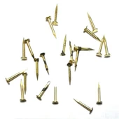 Klips, Menteşe, Ayağı Çivisi 9mm Çelik - Sarı 10gr - 1