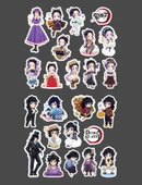 DS-33-34 Giyu Tomioka-Shinobu Kocho -Demon Slayer-2li çıkartma-etiket-süsleme çıkartmaları thumbnail 5
