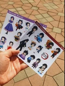 DS-33-34 Giyu Tomioka-Shinobu Kocho -Demon Slayer-2li çıkartma-etiket-süsleme çıkartmaları thumbnail 6