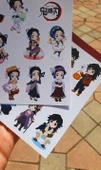 DS-33-34 Giyu Tomioka-Shinobu Kocho -Demon Slayer-2li çıkartma-etiket-süsleme çıkartmaları thumbnail 8