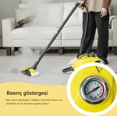 Çok Amaçlı Süpürge El Tipi Buharlı Temizleyici Zemin Halı Kanepe, Döşeme, Araba, Fayans, Banyo 1,5 L - 3