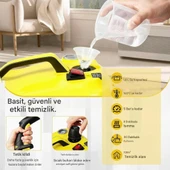 Çok Amaçlı Süpürge El Tipi Buharlı Temizleyici Zemin Halı Kanepe, Döşeme, Araba, Fayans, Banyo 1,5 L - 2