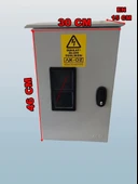 AKÖZ 1 Trifaze Sayaçlı Otomatlı Dar Şantiye Panosu Sıva Üstü 1 Trifaze 1 Monofaze Priz Yerli (Sac) ŞN-100 - 2