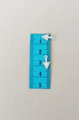 Oya Abiye Bileklik Kolye Pleksi Metalik Plastik Pul Gümüş Renk 24 gram 285 adet - BNC565 - 2