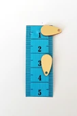 Oya Abiye Bileklik Kolye Pleksi Metalik Plastik Pul Altın Renk 8 gram 50 adet - BNC484 - 2