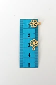 Oya Abiye Bileklik Kolye Pleksi Metalik Plastik Pul Altın Renk 8 gram 100 adet - BNC479 - 2