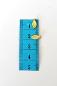 Oya Abiye Bileklik Kolye Pleksi Metalik Plastik Pul Altın Renk 24 gram 390 adet - BNC535 - 2
