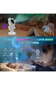 Astronot Bluetooth Hoparlör Galaxy Bulutsusu Ay Tavan Gökyüzü Projektör Zamanlayıcı Gece Lambası - 5