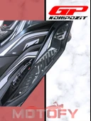 GP KOMPOZİT HONDA PCX 125 2021-2024 UYUMLU KAUÇUK DETAYLI KROM ÖN BASAMAK LASTİĞİ SİYAH-KROM thumbnail 4