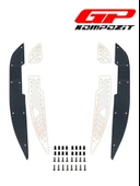 GP KOMPOZİT HONDA PCX 125 2021-2024 UYUMLU KAUÇUK DETAYLI KROM ÖN BASAMAK LASTİĞİ SİYAH-KROM thumbnail 3