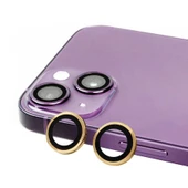 Gpack iPhone 15 uyumlu Kamera Lens Koruyucu Metal Tekli CL07 - 2