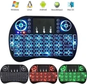 Technow Işıklı Kablosuz Mouse Özellikli Mini Türkçe Tv Uyumlu  Klavye - 3