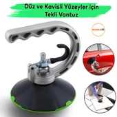 Vantuz Cam Vantus Vakumlu Fayans Ahşap Tutucu Taşıma Araba Kaporta Göcük Çektirme Alüminyum Tekli - 1