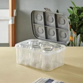 Urve Çay Bardağı Taşıma Kabı 6 Lı UR-3370 GKH - 1