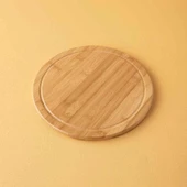 Rossel Premium 30cm Bambu Çizgi Dönerli Sunum Tahta -2341 - 1