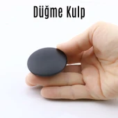 Bohem Siyah Geniş Mantar Kulp Düğme 10 ADET Mobilya Dolabı Çekmece Mutfak Dolap Kulpu Kulbu Plastik thumbnail 8