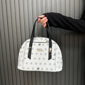 Armine Bayan Çanta Baskılı Beyaz AR34407 thumbnail 2