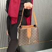 Armine Bayan Çanta Noktalı Kahve AR36107 thumbnail 2