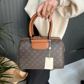 Armine Bayan Çanta Kahve Noktalı AR39602 thumbnail 1