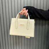 Armine Bayan Çanta Düz Krem AR36309 thumbnail 2