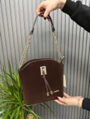 Armine Bayan Çanta Kahve Süet AR10204 thumbnail 1