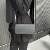 Günlük Bayan Çanta 19x10cm Düz Siyah AB0701 thumbnail 1