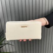 Armine Bayan Çanta Düz Krem ARC0504 thumbnail 2