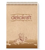 Keskin Color Dekokraft Bloknot Çizgili A4 100 Yaprak Spiralli - 2 adet - 1
