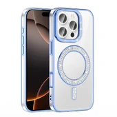 Apple iPhone 16 Pro Max Kılıf Pırlanta Taş Tasarımlı Magsafe Şarj Özellikli Redclick Karetta Silikon Kapak thumbnail 8